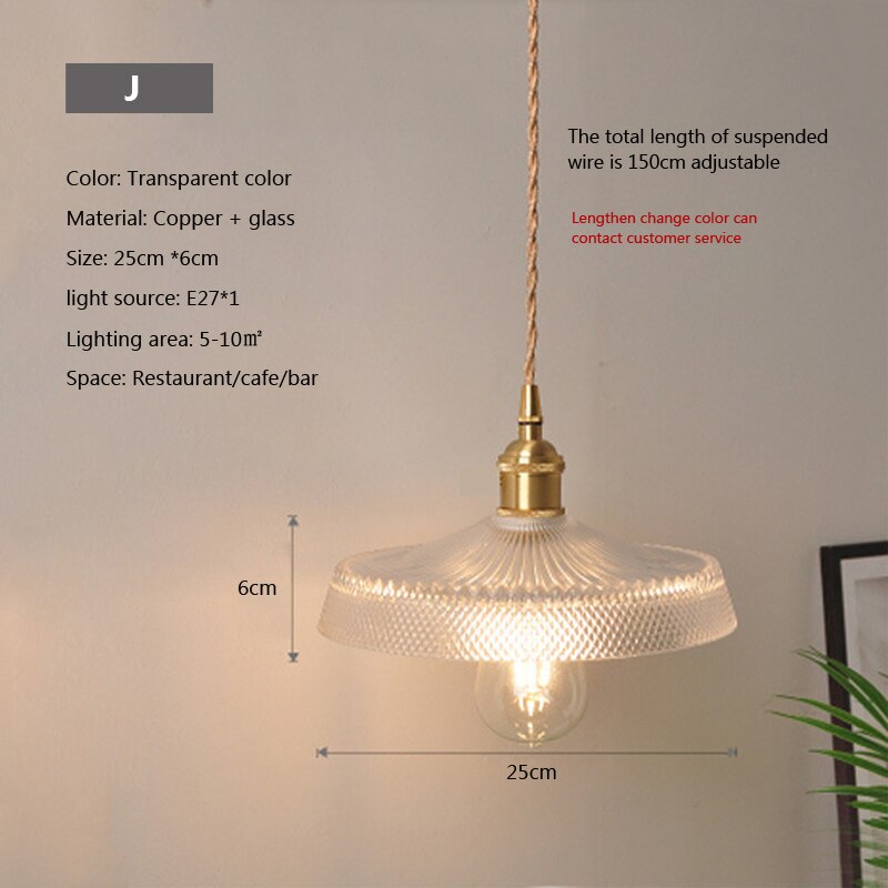 VIvolux | Nordic Brilliance Transparente Glas Pendelleuchte
