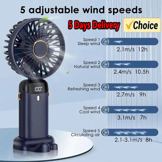 Portable Electric Fan und Mini Klimaanlage – Wiederaufladbare Halsventilatoren für Zuhause, USB und Handheld | Brehn