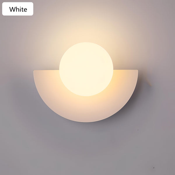 Brehn | Everest - Nordische Halbrunde Wandlampe