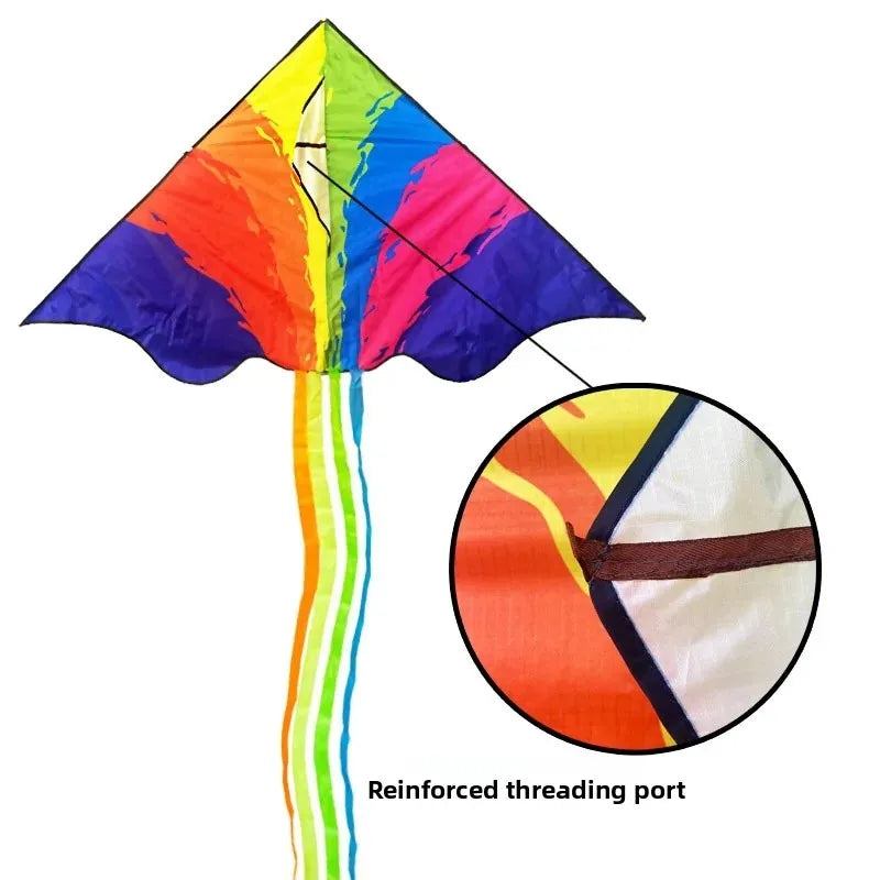 Brehn | Bunter Longtail Outdoor Regenbogen Drachen
