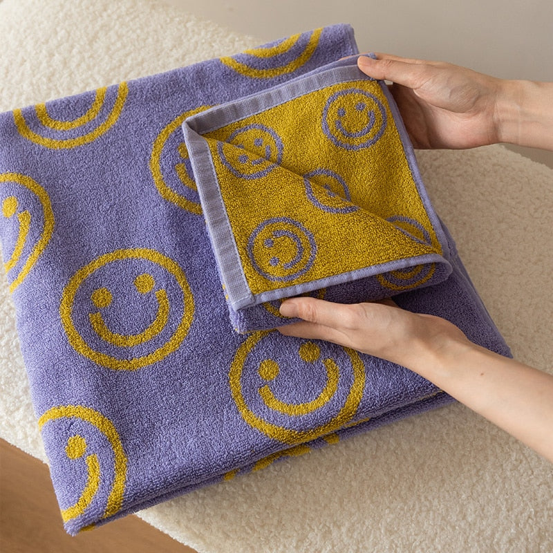 Doppelseitiges Smiley-Handtuch | Brehn