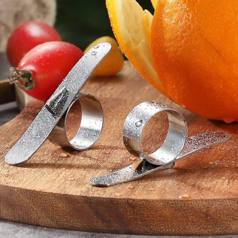 Brehn | Edelstahl Finger Einfach Obst Orange Schäler