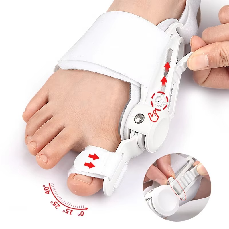 Hallux-valgus-Korrektur, Zehenspreizer, Fußausrichtungshilfe