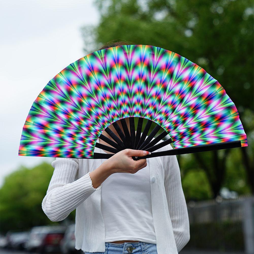 VIvolux | Reflexion Japanischer Stil Faltender Handfächer