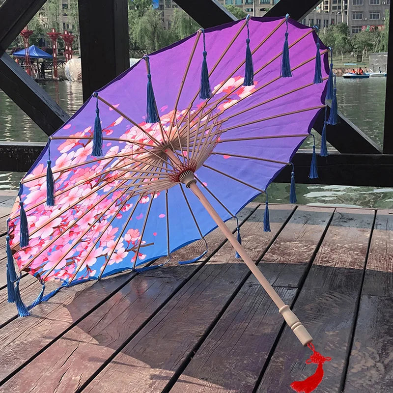 Bamboo Handmade Vintage Paper Umbrella | Brehn