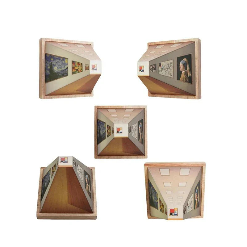 Brehn | DimenLamp - 3D LED Lampe - Moderne Wanddekoration - Einzigartige Geschenkidee