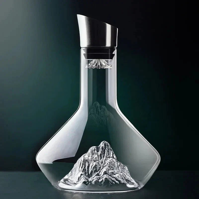 1500ml Iceberg Dekanter Kreativ bleifreies Kristallmaterial Luxus hochwertiges Zuhause Rotwein Weine Verteiler Dekanter Weinkrug