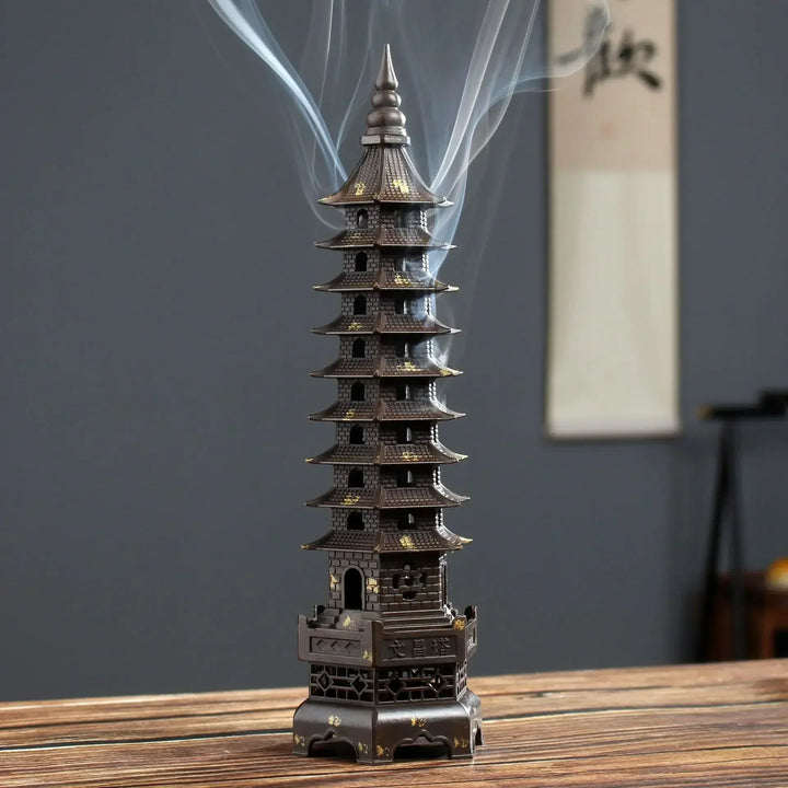 Brehn | Zen Tower-Style Rauch-Wasserfall Räuchergefäß