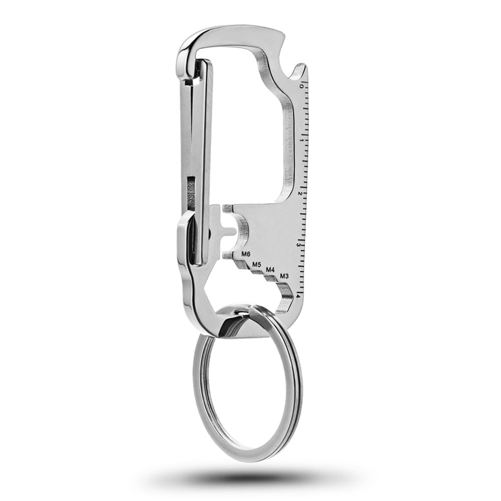 Brehn | Edelstahl EDC Multi Tool Flaschenöffner Schlüsselanhänger