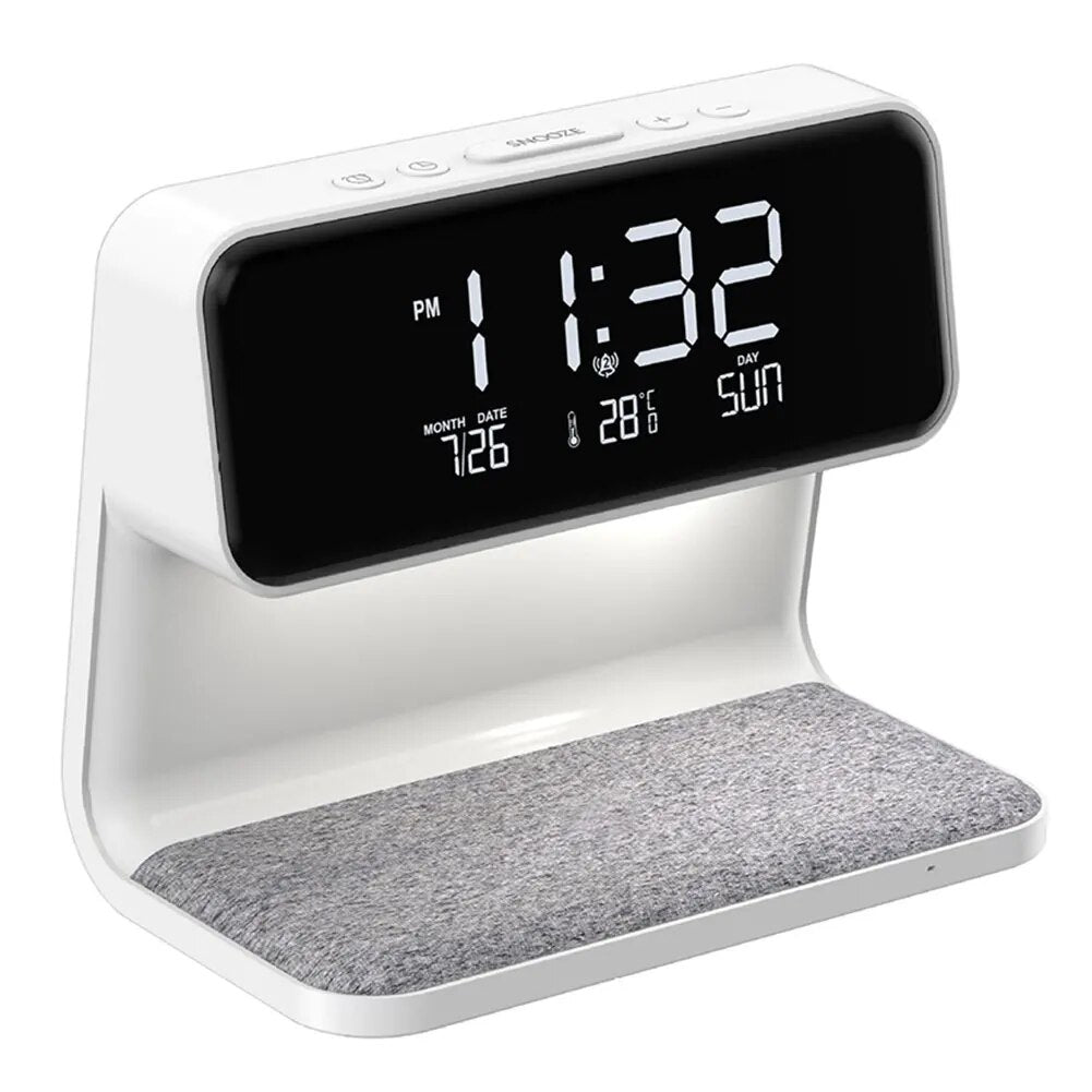 Lampe mit Uhr 3 in 1