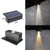 Wasserdichter Solar-LED-Wandstrahler