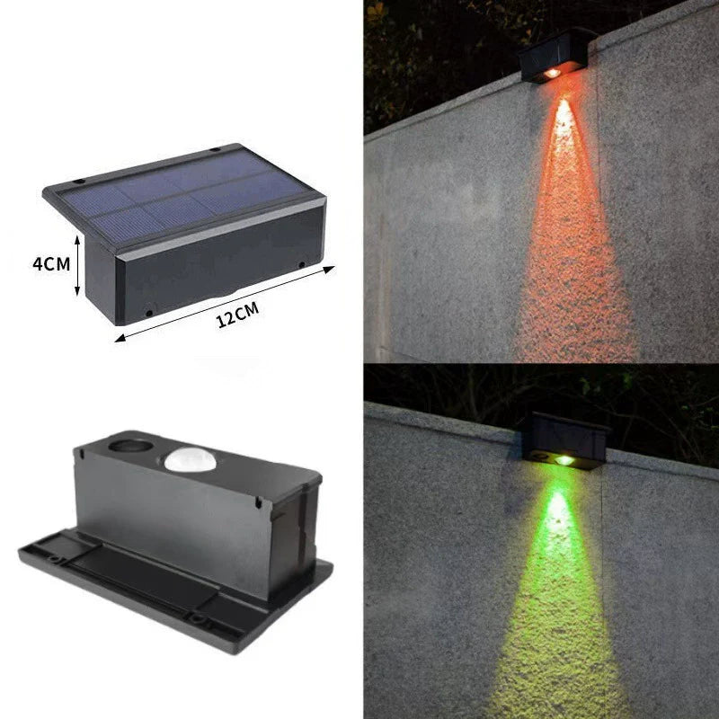 Wasserdichter Solar-LED-Wandstrahler
