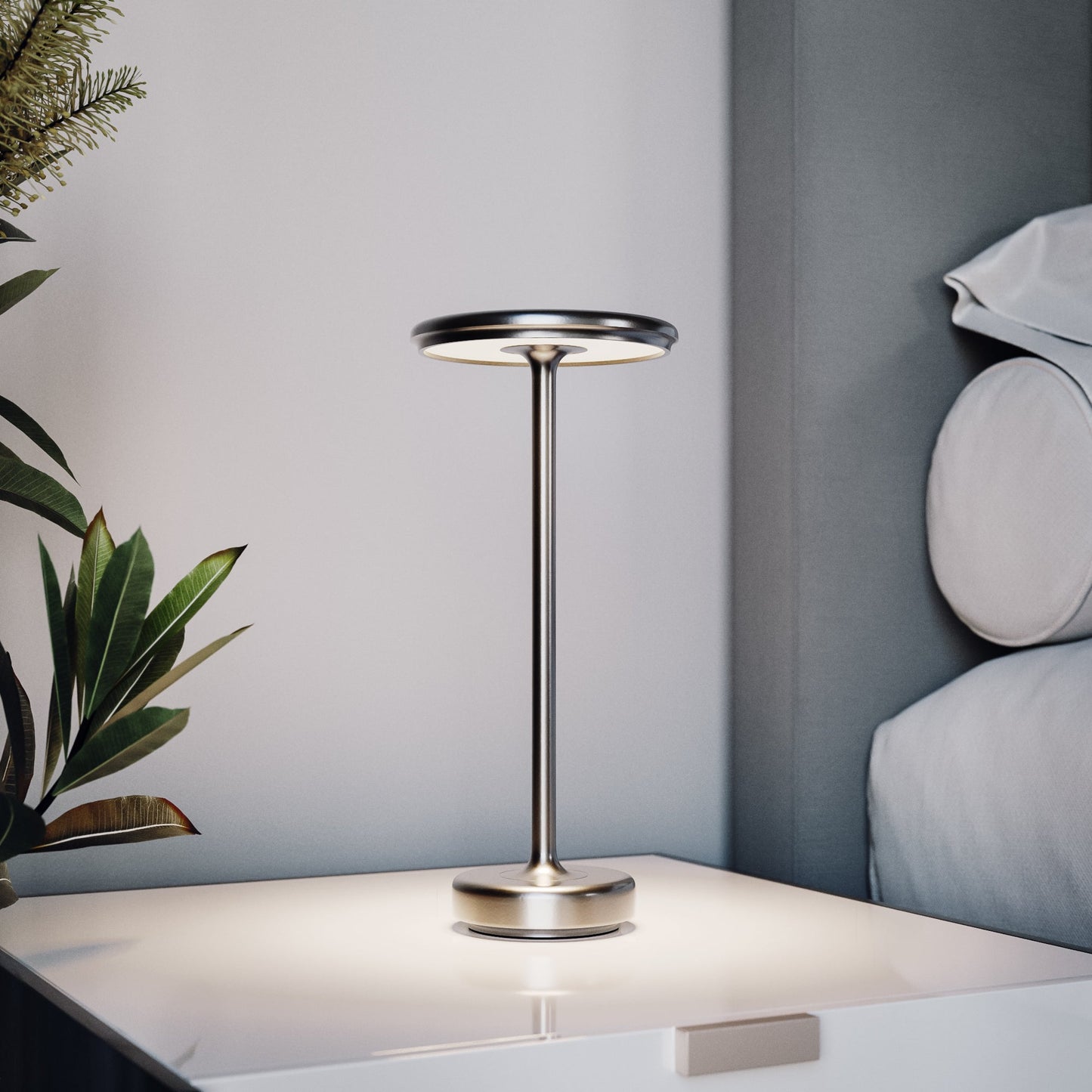 Kopenhagen – Kabellose LED-Tae-Lampe mit Dimmae-Beleuchtung, Suitae für den Innen- und Außenbereich