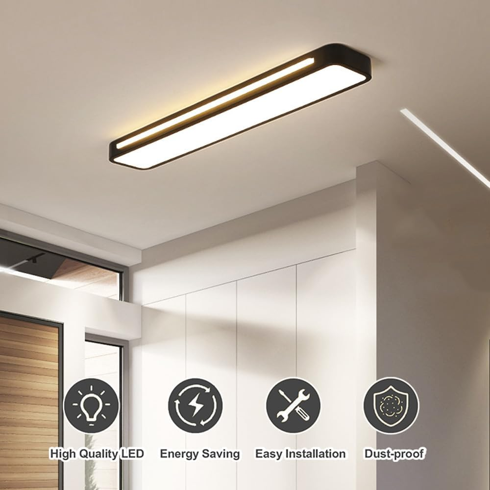 Vivolux | Minimalistische LED-Deckenleuchte aus Eisen und Acryl