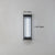 Modern minimalist wasserdichte rechteckige Edelstahl-Acryl-LED-Wandleuchte für den Außenbereich Patio | Brehn