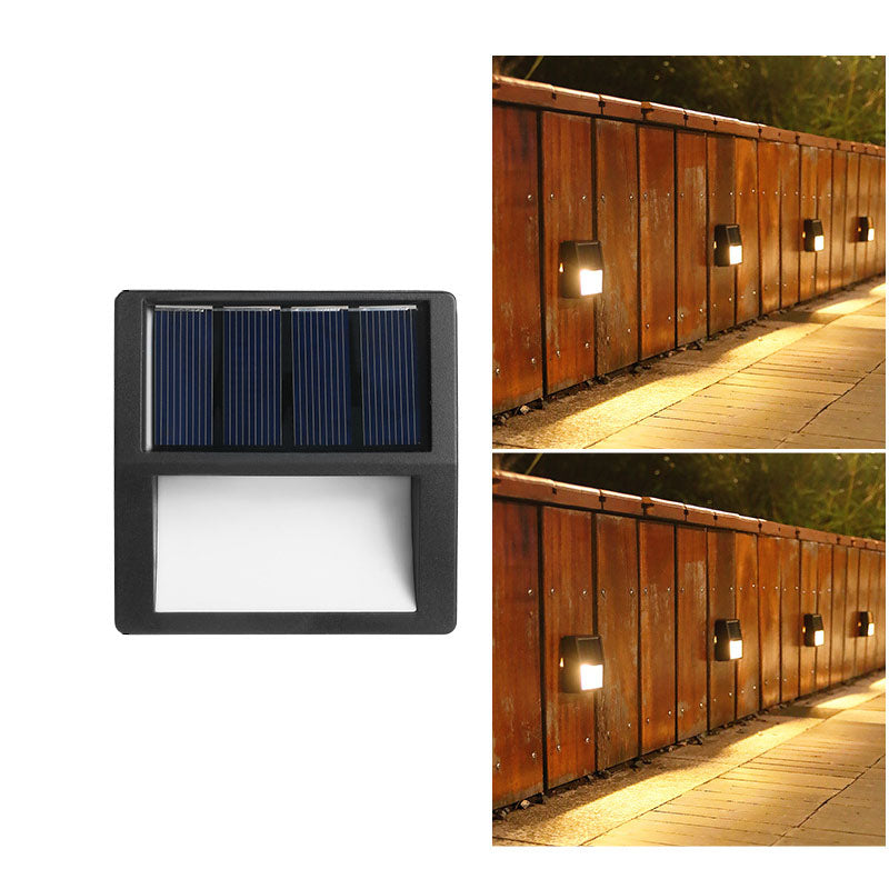 Outdoor Solar Runde Quadrat LED Wasserdicht Patio Stufenlicht | Brehn