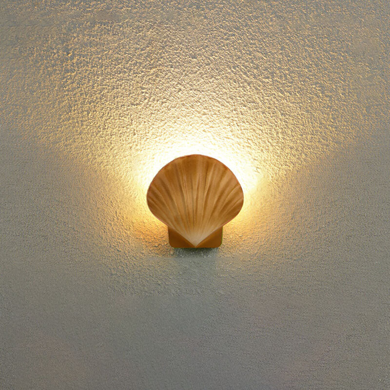 Outdoor Kreatives Shell Design Aluminium LED Wasserdichte Wand Sconce Lampe | Brehn