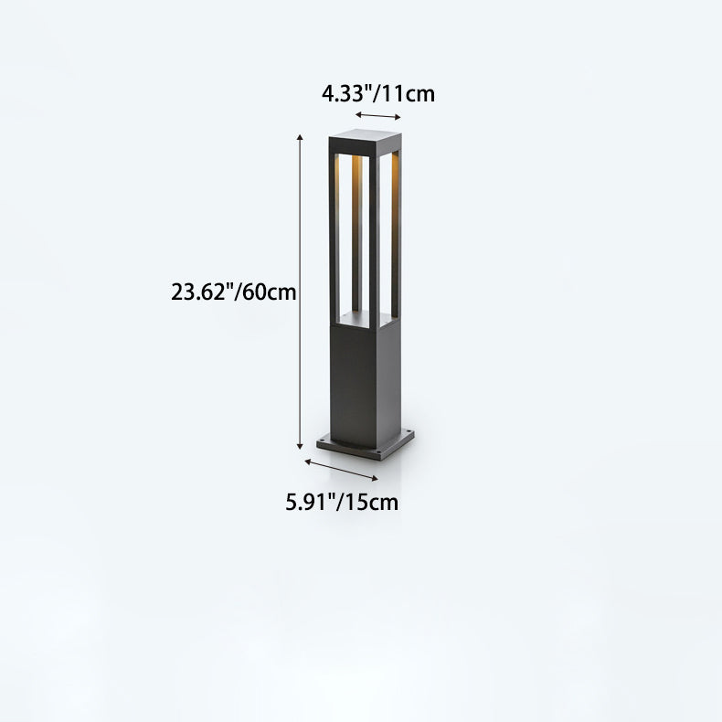 Modern Minimalist Wasserdichter Zylinder Quadrat Aluminium LED Landschaftslicht Für Garten | Brehn