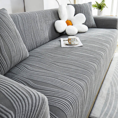 Jacquard Stretch Vollabdeckung Anti-Kratzer Couchbezug Weich Tierfreundlich | Brehn