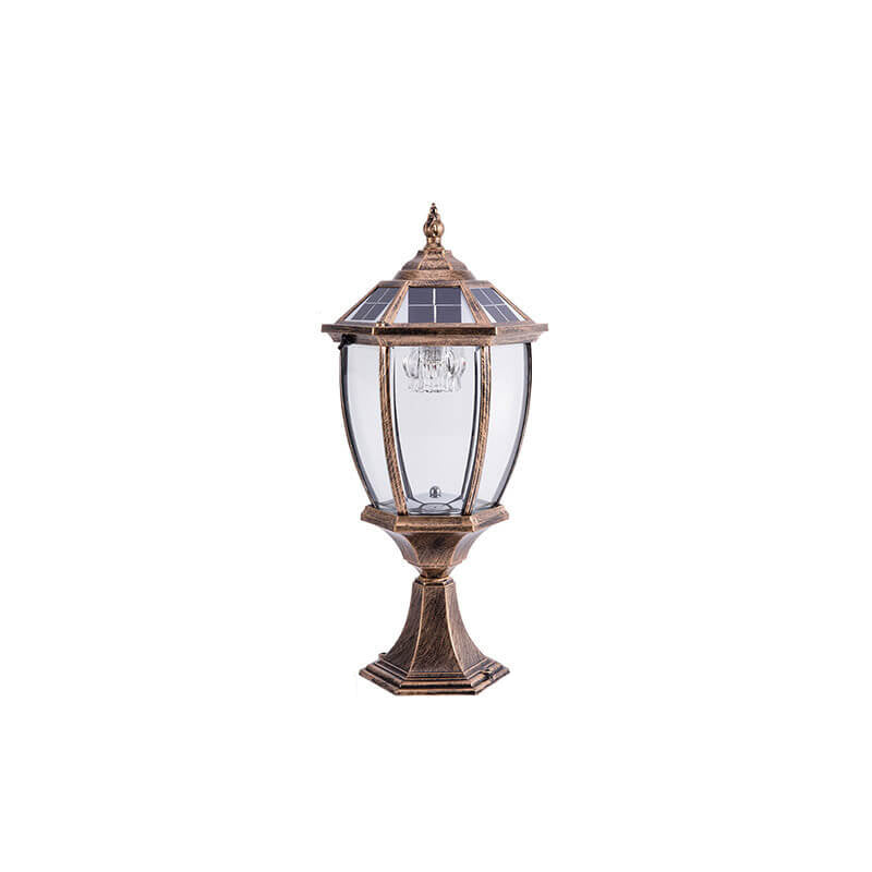 Outdoor Solar Wasserdicht Aluminium Glas 1-Lampe Rasen Landschaftslicht | Brehn