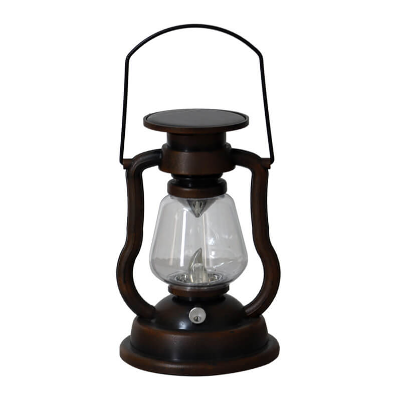 Solar Retro Kerosene Lampe Pferdelampe LED Außen Garten Patio Dekoration Tragbare Flamme Kerzenlicht | Brehn