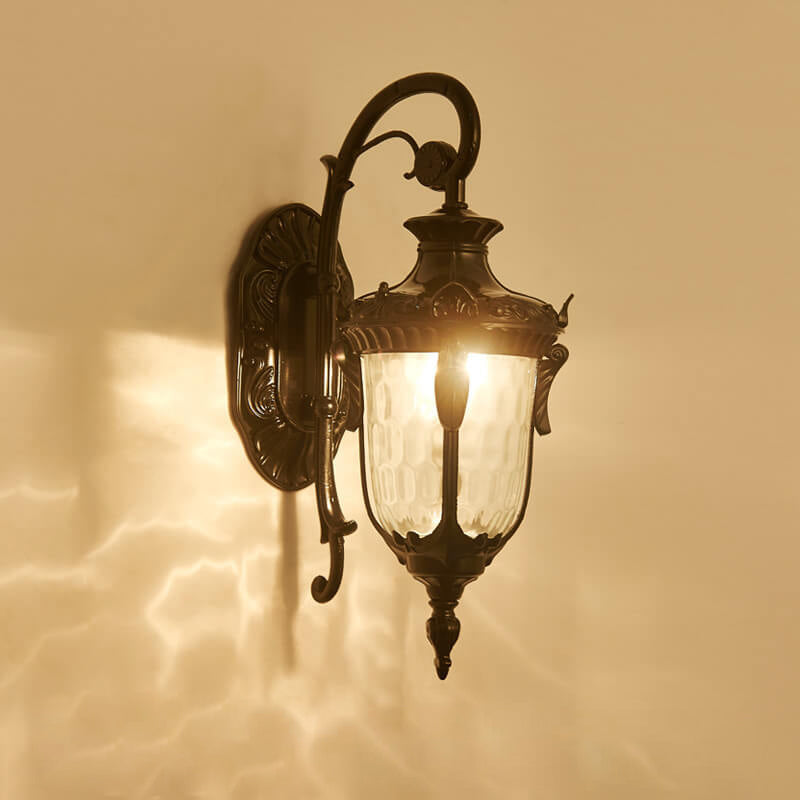 Europäische Deluxe Laterne Außen wasserdicht 1-Lampen Wand sconce Lampe | Brehn