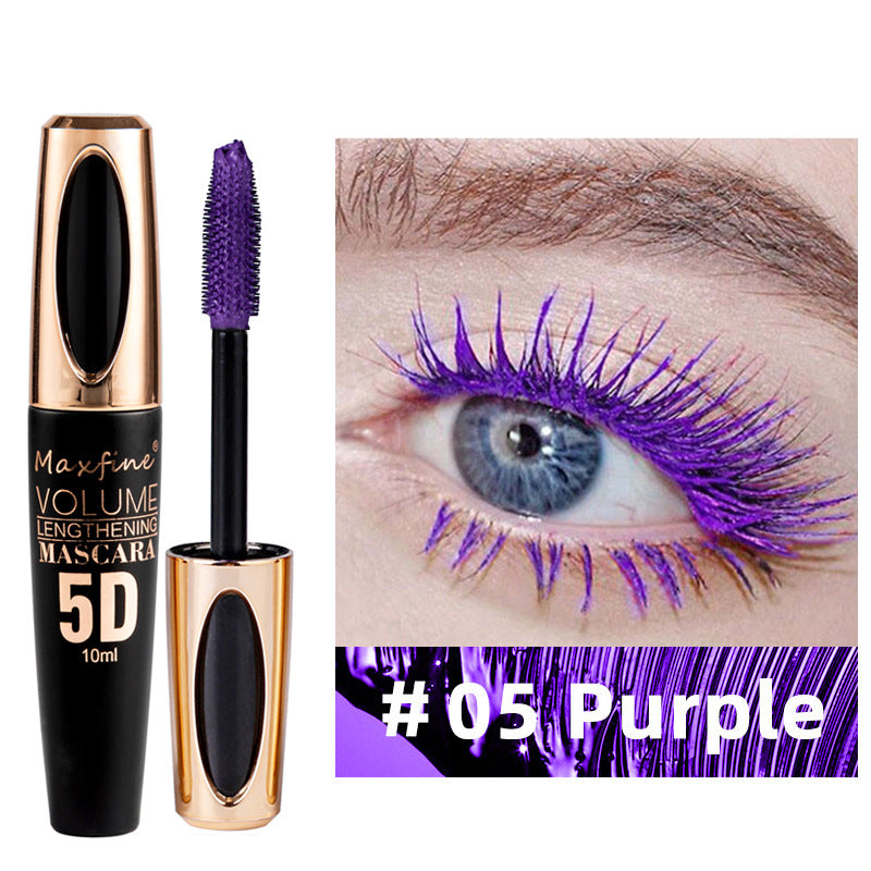 Brehn | Wasserdichte bunte 5D Mascara schnelltrocknend lange Wimpern Augen Make-up Werkzeuge