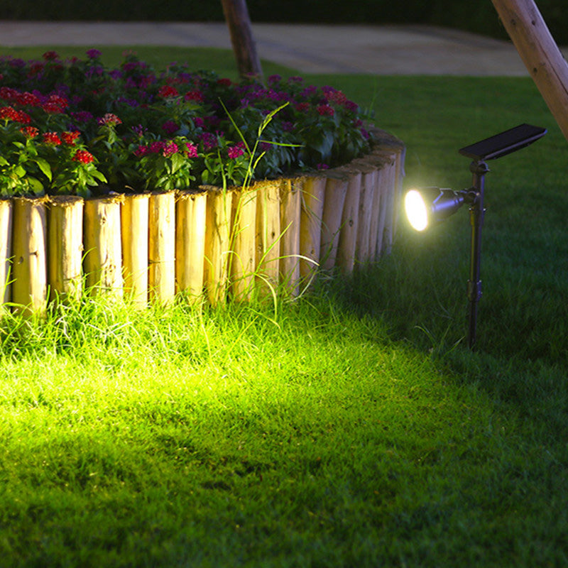 Zeitgenössische industrielle ABS Solar wasserdichte LED-Spotlight Rasen-Einstecklicht für Außenbereich Terrasse | Brehn