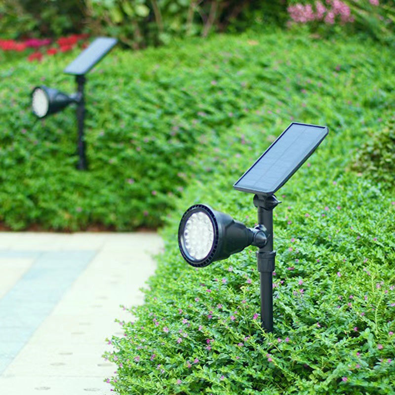 Zeitgenössische industrielle ABS Solar wasserdichte LED-Spotlight Rasen-Einstecklicht für Außenbereich Terrasse | Brehn