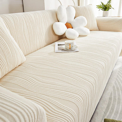 Jacquard Stretch Vollabdeckung Anti-Kratzer Couchbezug Weich Tierfreundlich | Brehn