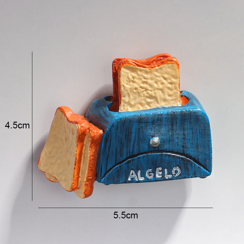 Brehn | 3D Simulation Magnet Kühlschrank Aufkleber