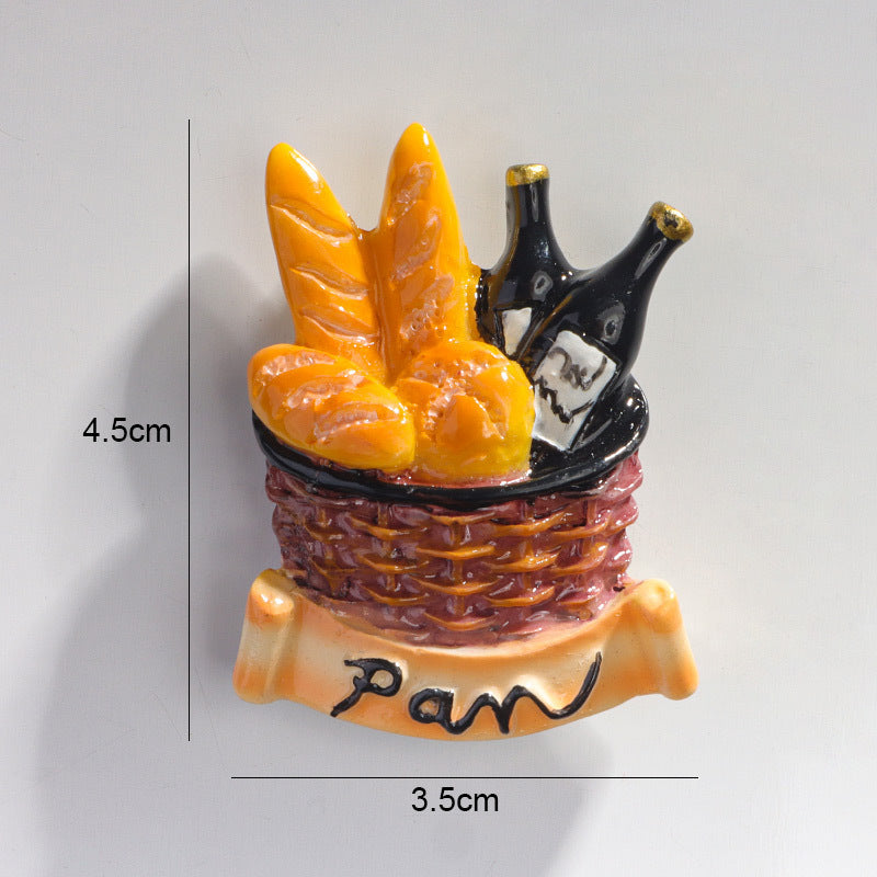 Brehn | 3D Simulation Magnet Kühlschrank Aufkleber