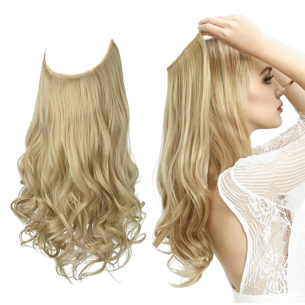 SecretHair | Premium Echthaar-Extensions | 100% REMY-Qualität | Nahtloses Volumen & Länge | Natürlicher Glanz | Hitzebeständig & Langlebig
