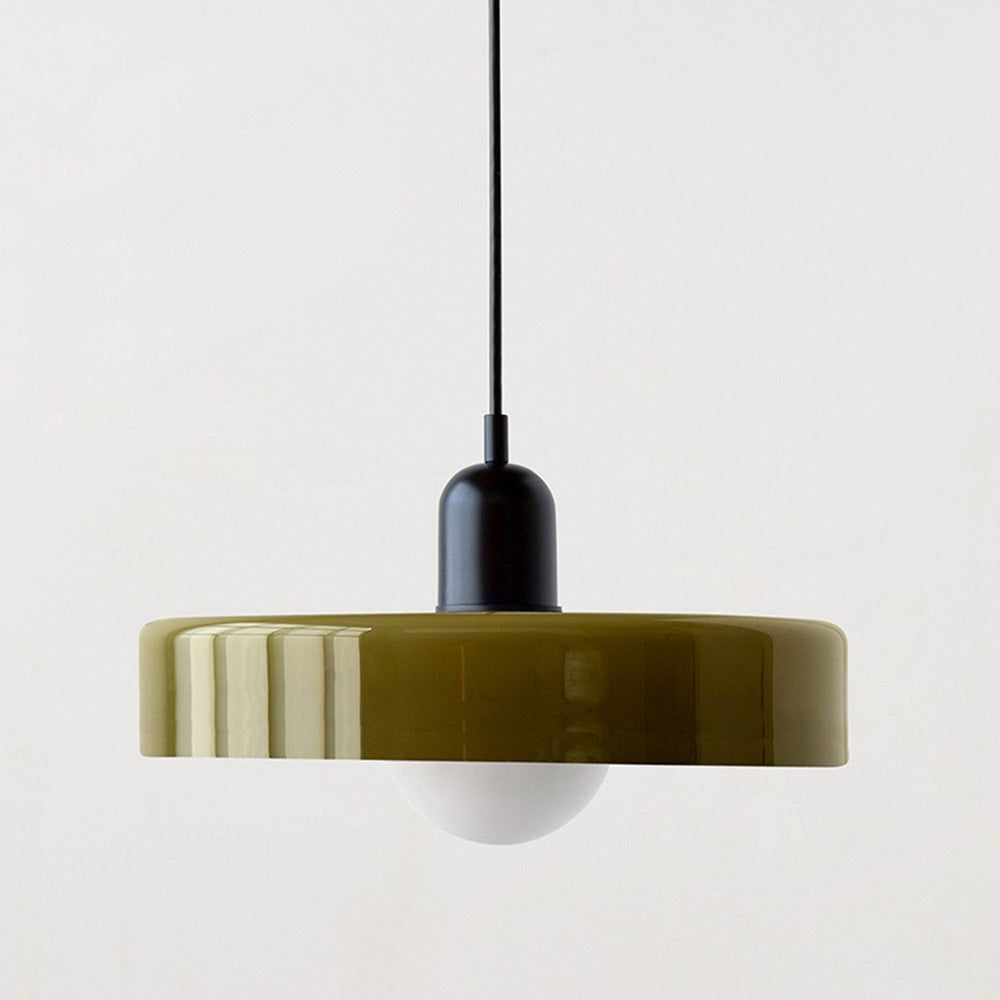 Farbenfrohe Bauhaus-Style Pendelleuchte - StiloGlas | Brehn