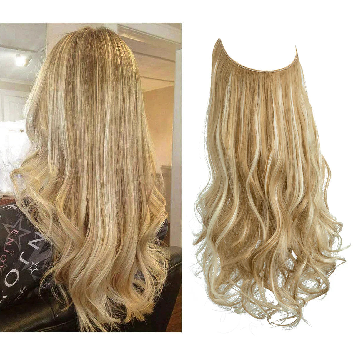 SecretHair | Premium Echthaar-Extensions | 100% REMY-Qualität | Nahtloses Volumen & Länge | Natürlicher Glanz | Hitzebeständig & Langlebig