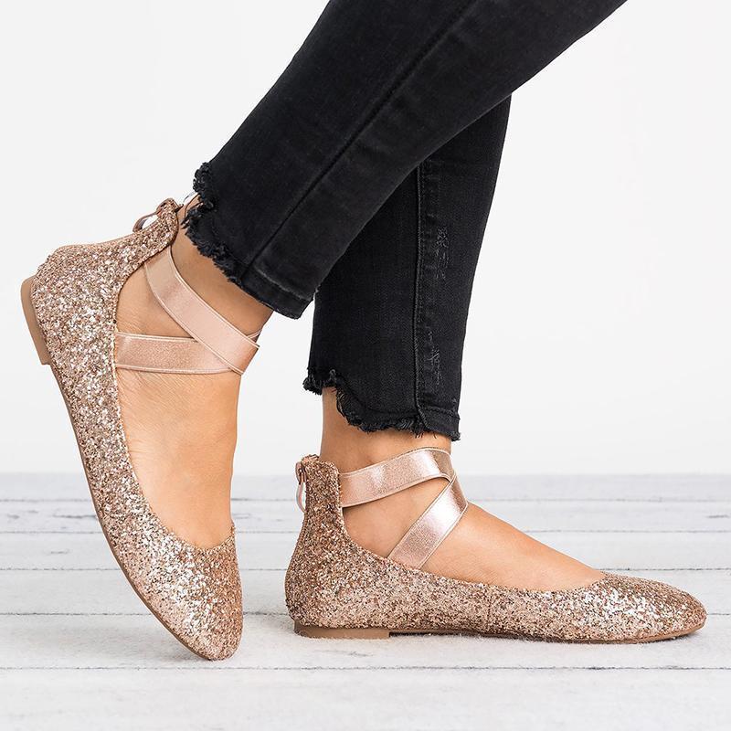 Damen Pu Nubuck Flach Casual Ballerina Schuhe