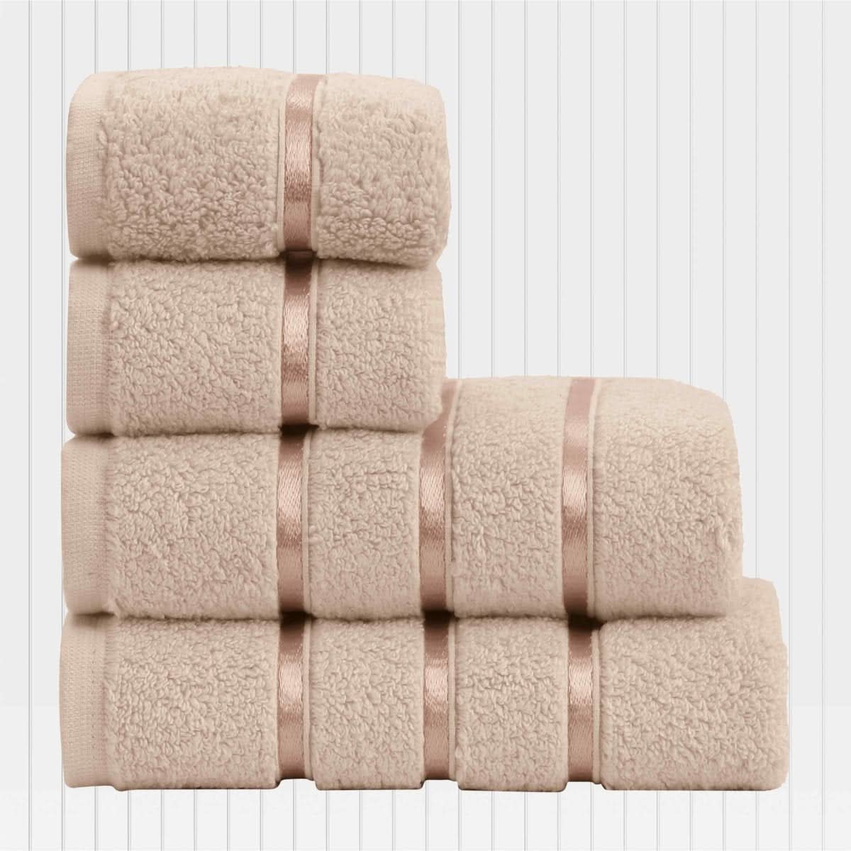 Elenora Casa Handtücher | Weich, leicht & hoch saugfähig | Premium-Baumwolle | Elegante Hand- und Gesichtstücher für stilvolle Pflege