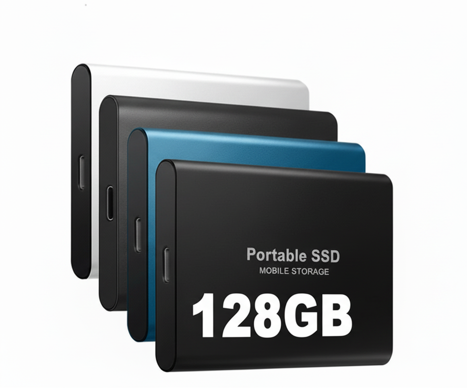 SpeedPro SSD 128 GB Hochgeschwindigkeitsspeicher mit USB-C 3.1