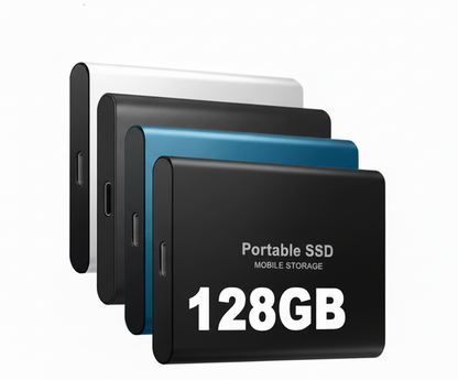 SpeedPro SSD 128 GB Hochgeschwindigkeitsspeicher mit USB-C 3.1