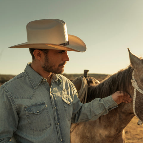 Zeitloser Stroh Cowboyhut | Brehn