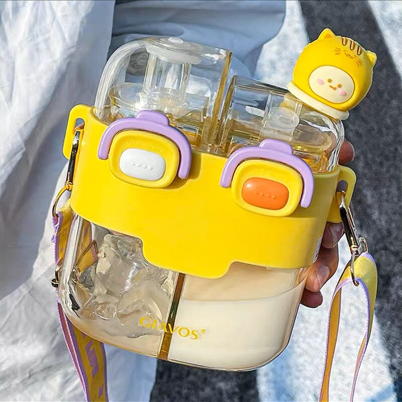 Brehn | Double-Bin Trink mehr Kinder Wasserflasche