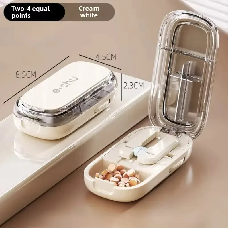 Brehn | Taschenformat Staubdichter Pillen Schneidorganisator