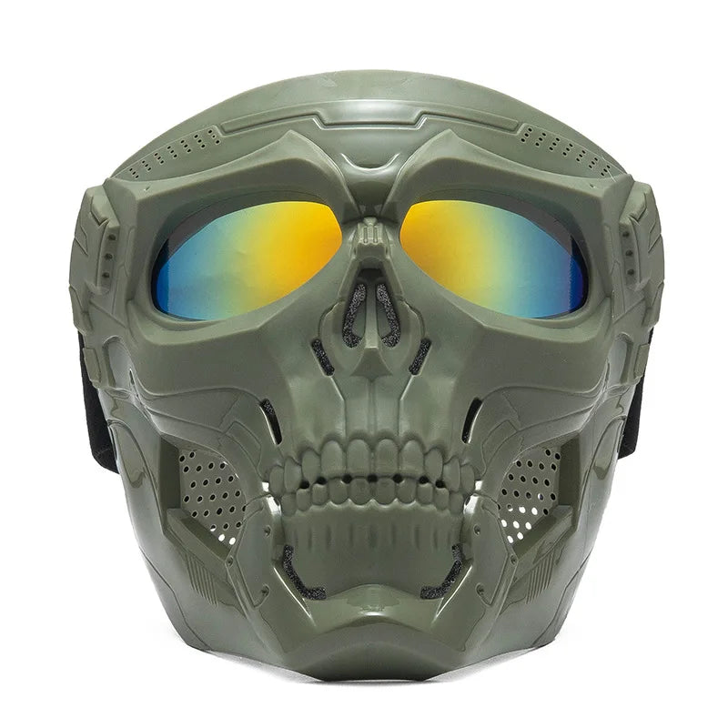 Brehn | Skull Horror Off-Road Motorradmaske