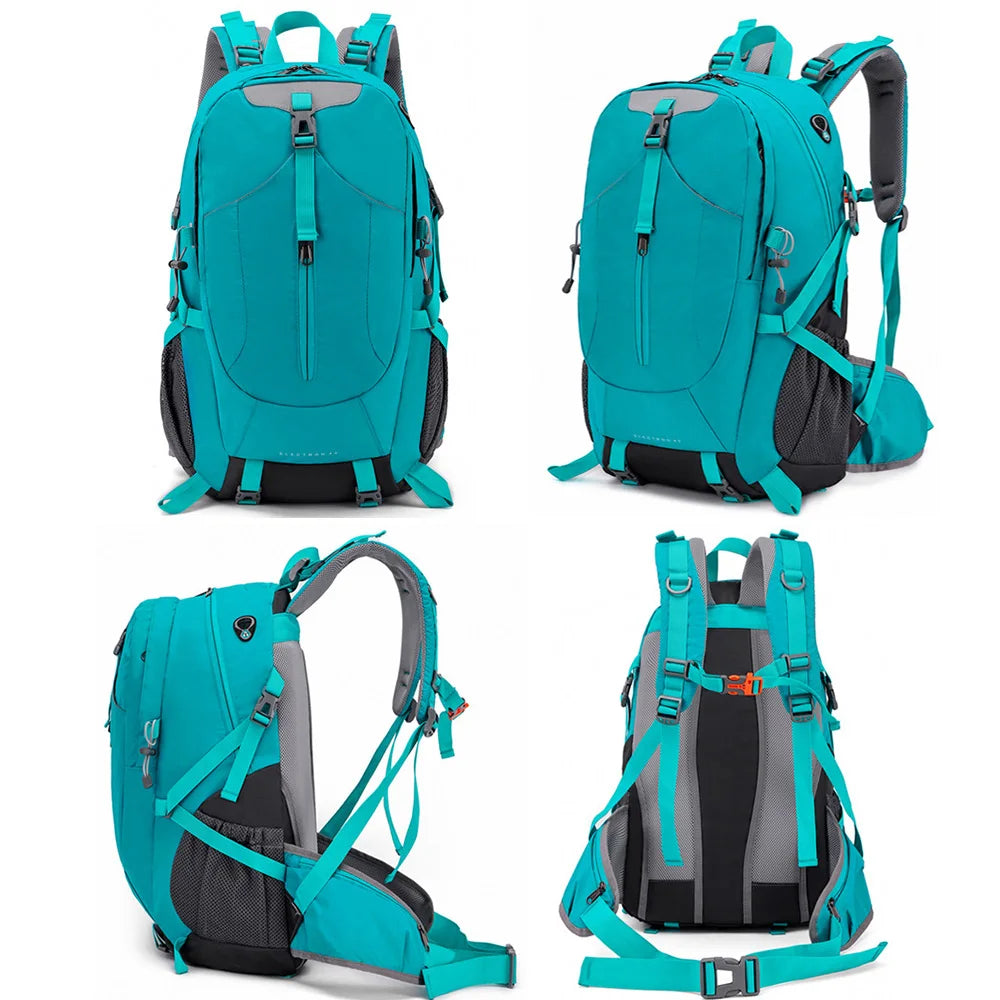 Brehn | Reiserucksack TrekVault 40 | 40 L Outdoor-Rucksack mit Regenhülle | Für Wandern, Reisen & Alltag | 31 × 20 × 52 cm