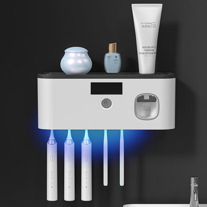 Brehn | Zahnbürstenreiniger - Keine Bakterien mehr - Perfekte Hygiene - Kompaktes Set