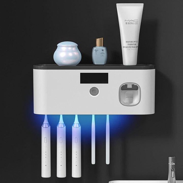 Brehn | Zahnbürstenreiniger - Keine Bakterien mehr - Perfekte Hygiene - Kompaktes Set