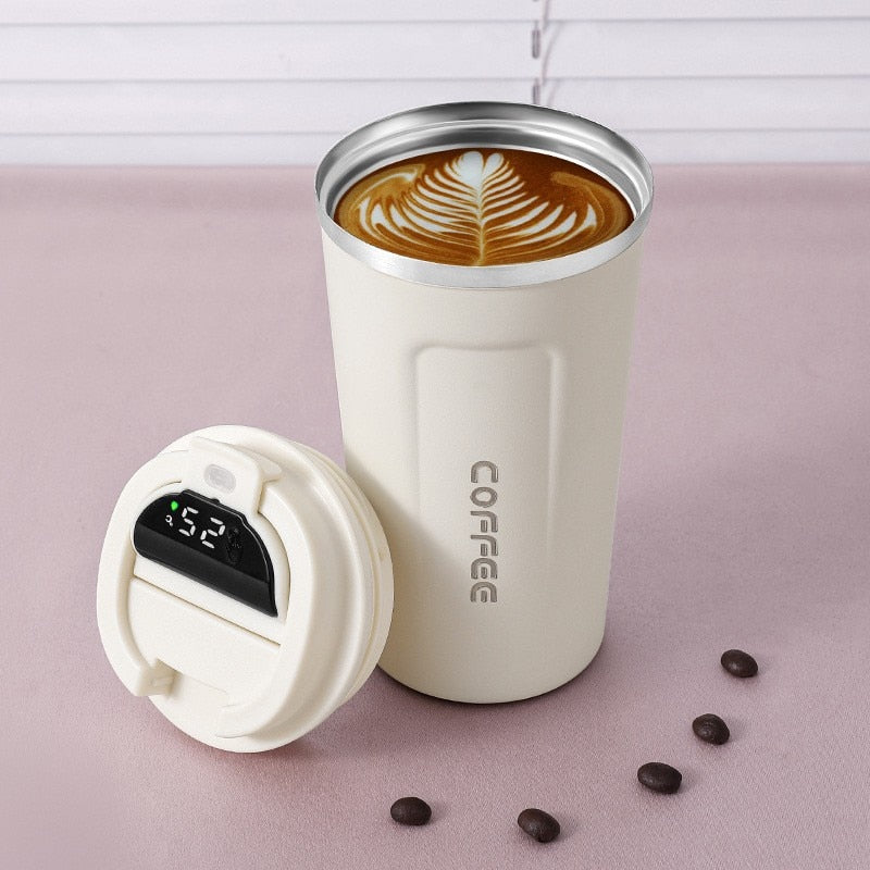 LED-Temperaturanzeige Smart Thermoskaffeebecher | Brehn