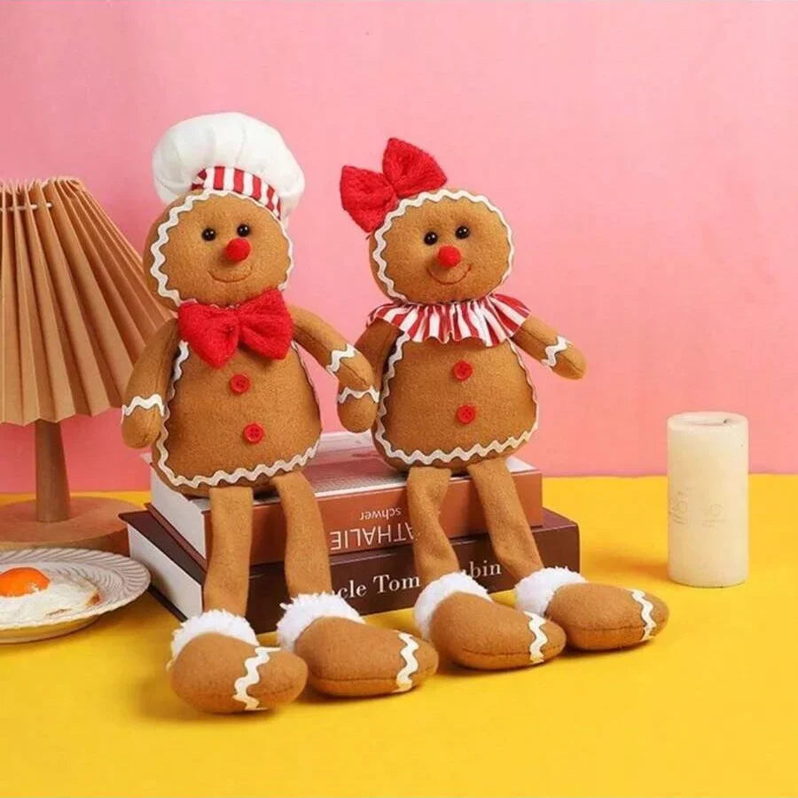 Brehn | PeperkoekPracht | Luxuriöse Plüsch-Weihnachtsdekoration