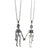 Brehn | Skeleton Couple Magnetic Necklace