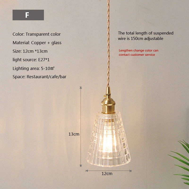 VIvolux | Nordic Brilliance Transparente Glas Pendelleuchte